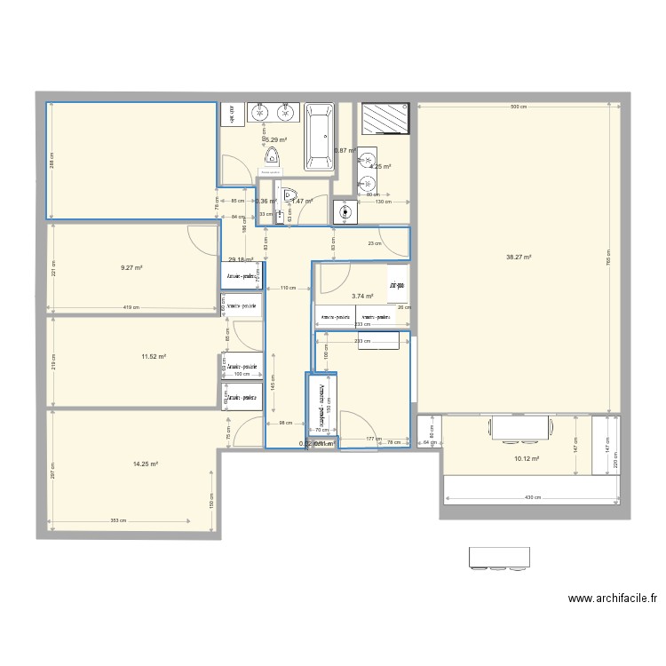 PLAN AVR V21 OPTION4. Plan de 0 pièce et 0 m2