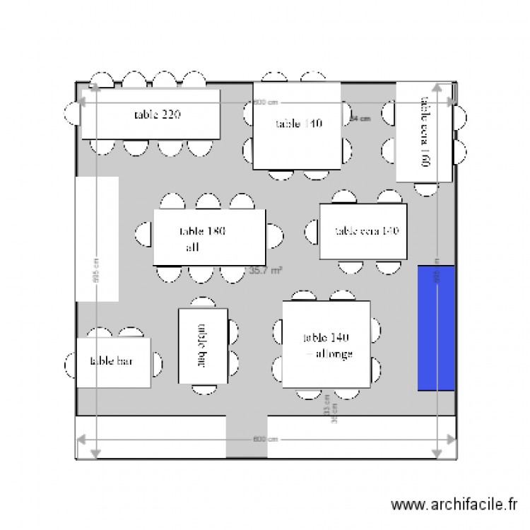 foire. Plan de 0 pièce et 0 m2