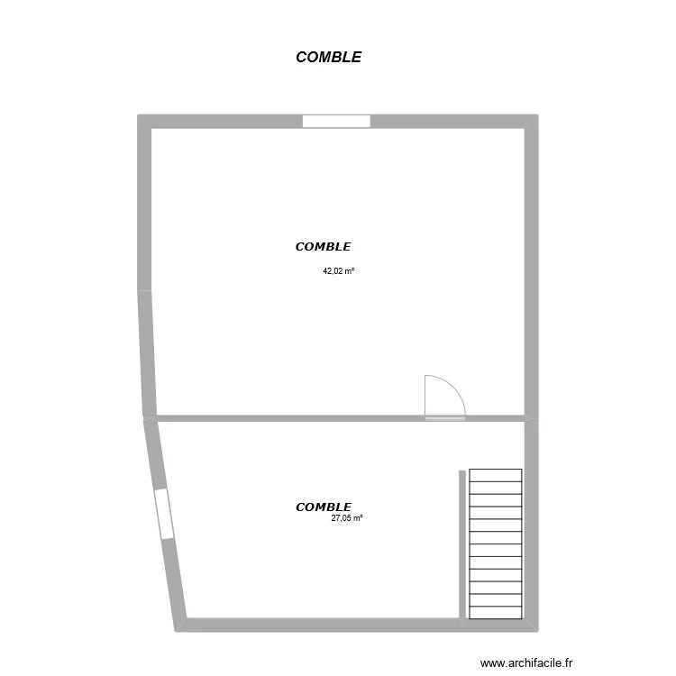 varaigne asso &eacute;tage. Plan de 