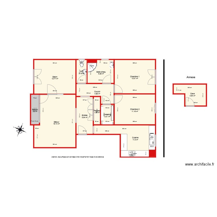 BI 3788 Coté. Plan de 0 pièce et 0 m2