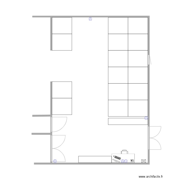 Espace stockage. Plan de 0 pièce et 0 m2