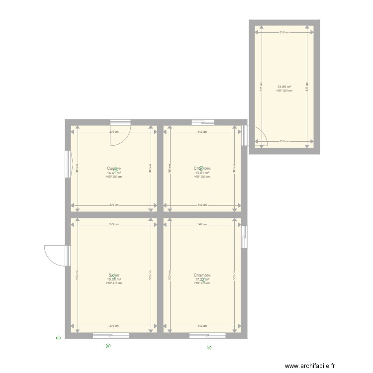 plan prises. Plan de 0 pièce et 0 m2