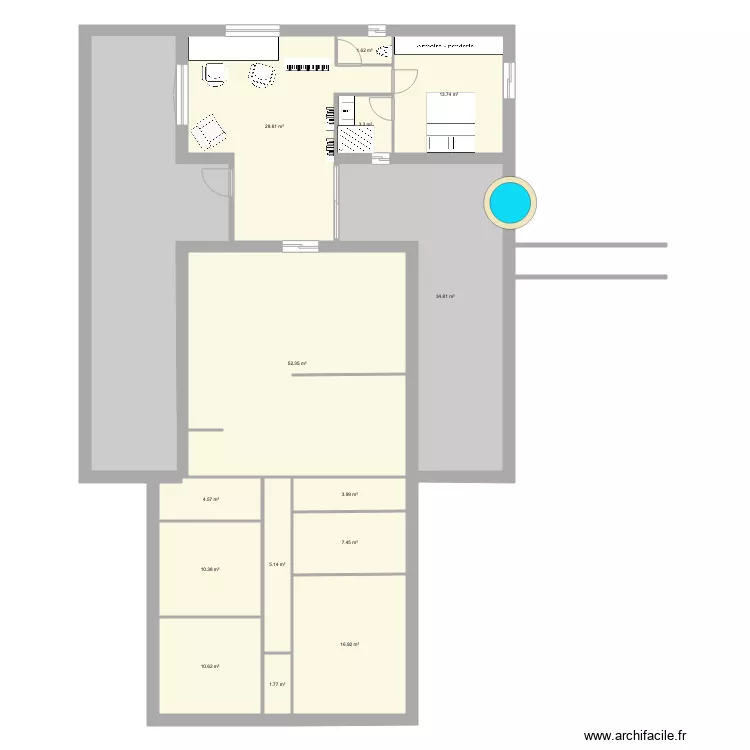 Chez nous 5. Plan de 