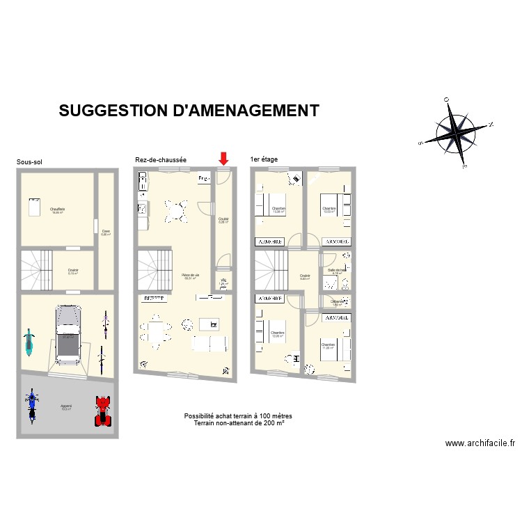 MARCELIN. Plan de 0 pièce et 0 m2