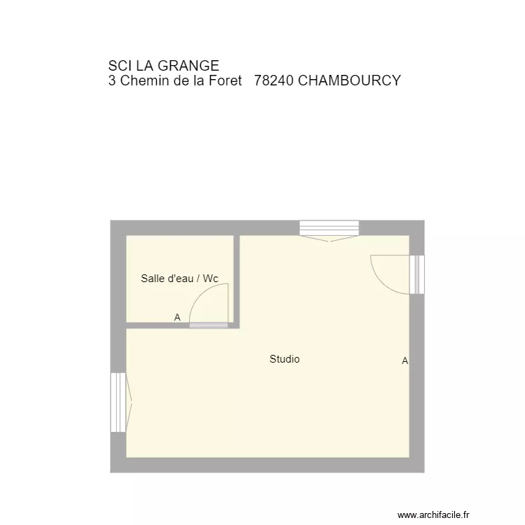 780807495-CHAMBOURCY-SCILAGRANGE-CROQUIS. Plan de 