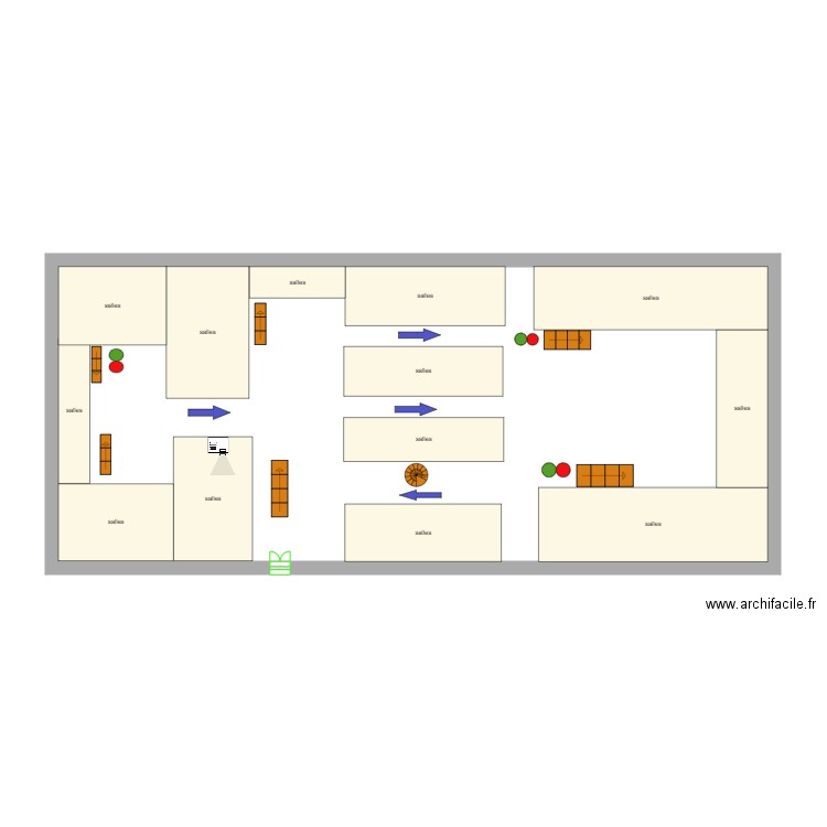 plan etage 1. Plan de 0 pièce et 0 m2