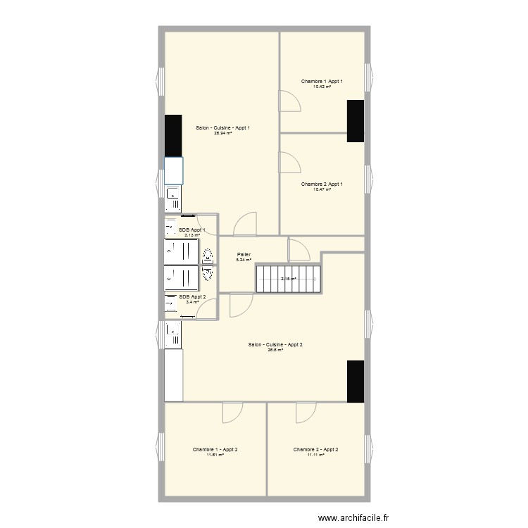 Appartement 7 Original. Plan de 0 pièce et 0 m2