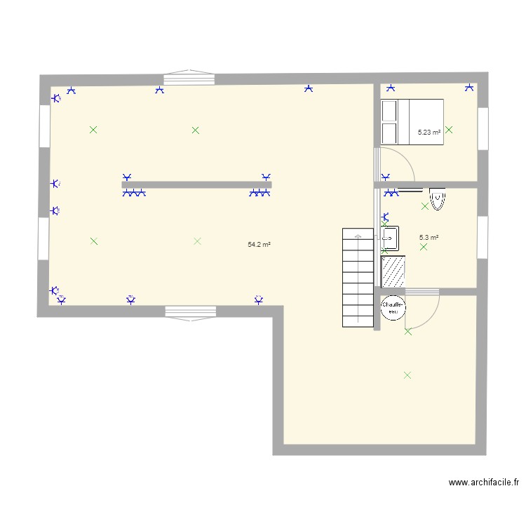 Etage Rem. Plan de 0 pièce et 0 m2