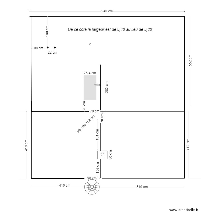 1378 Chemin des espèces 1er étage NEW. Plan de 0 pièce et 0 m2