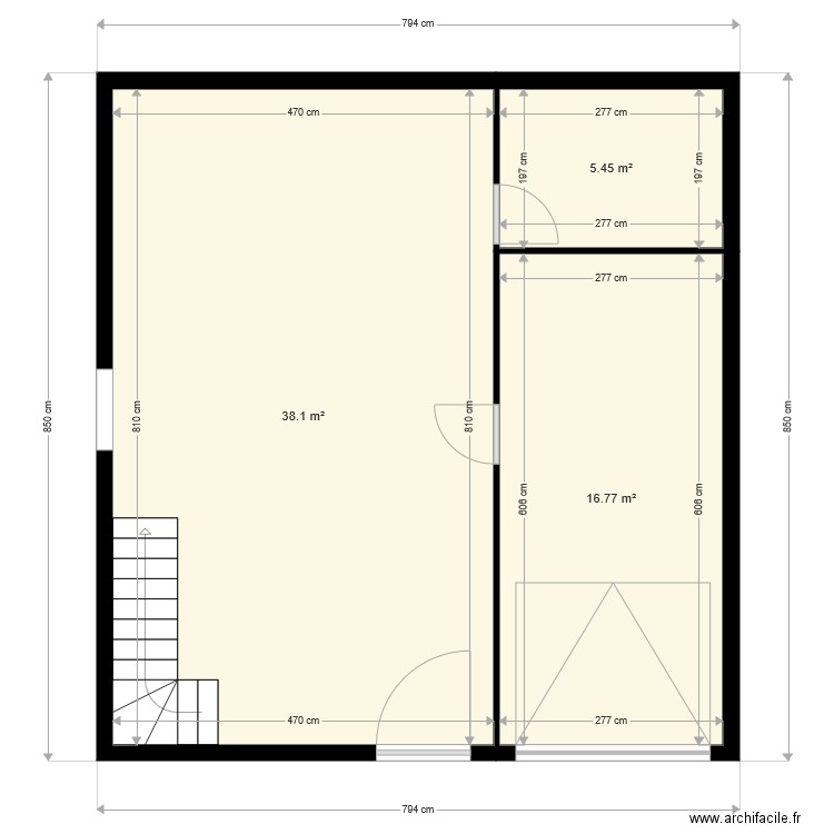 Grossi. Plan de 0 pièce et 0 m2