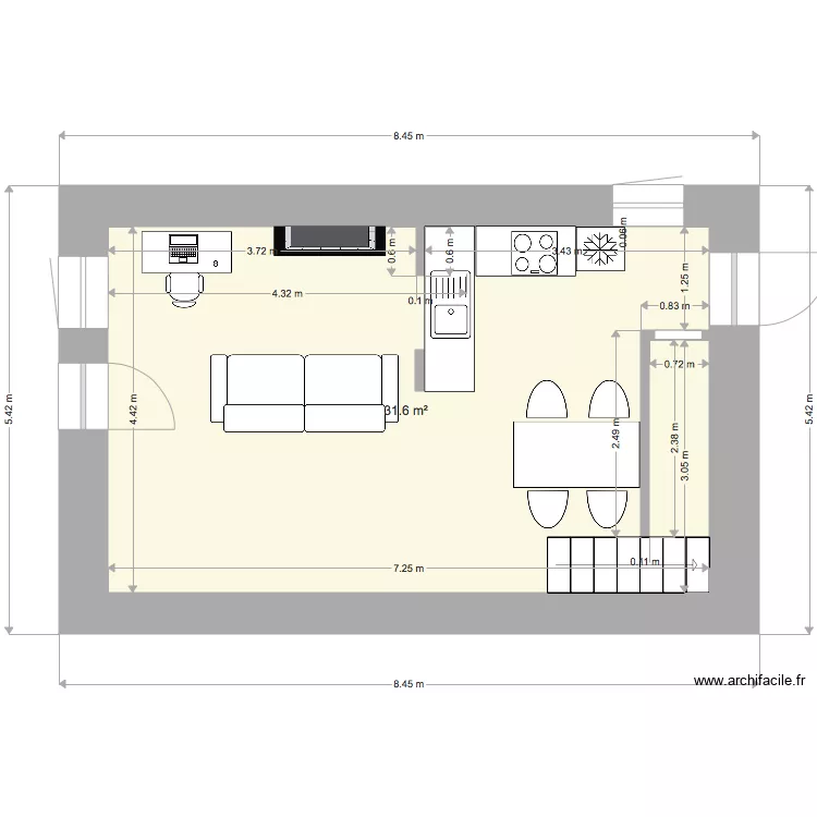 dongeron rdc. Plan de dongeron rdc. Plan de