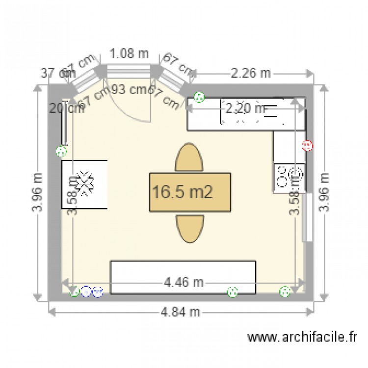 cuisine st porchaire. Plan de 0 pièce et 0 m2