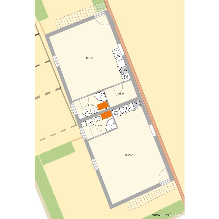 seb haut total. Plan de 0 pièce et 0 m2