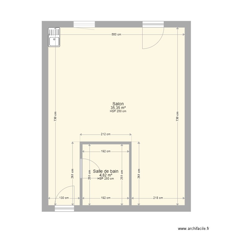 plan ref ABERKANE. Plan de 0 pièce et 0 m2