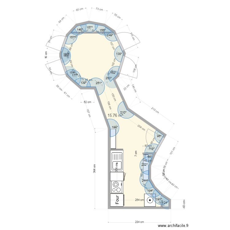 Louis Blanc. Plan de 0 pièce et 0 m2