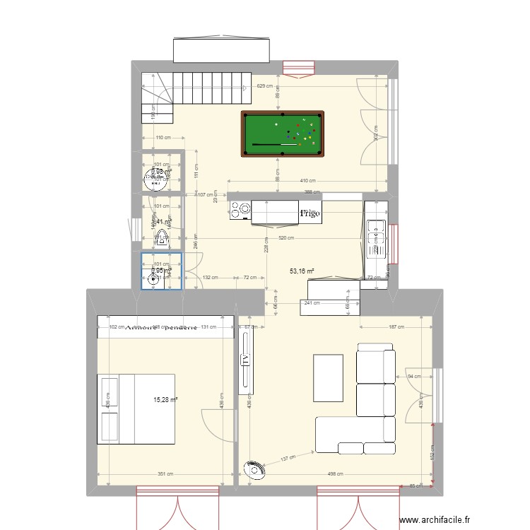 rez poele. Plan de 0 pièce et 0 m2