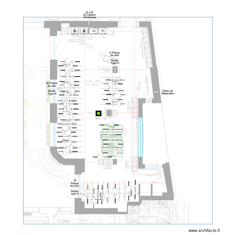 Parking Owkin Racks H. Plan de 0 pièce et 0 m2