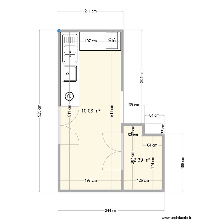 pistre sterilisation. Plan de 0 pièce et 0 m2