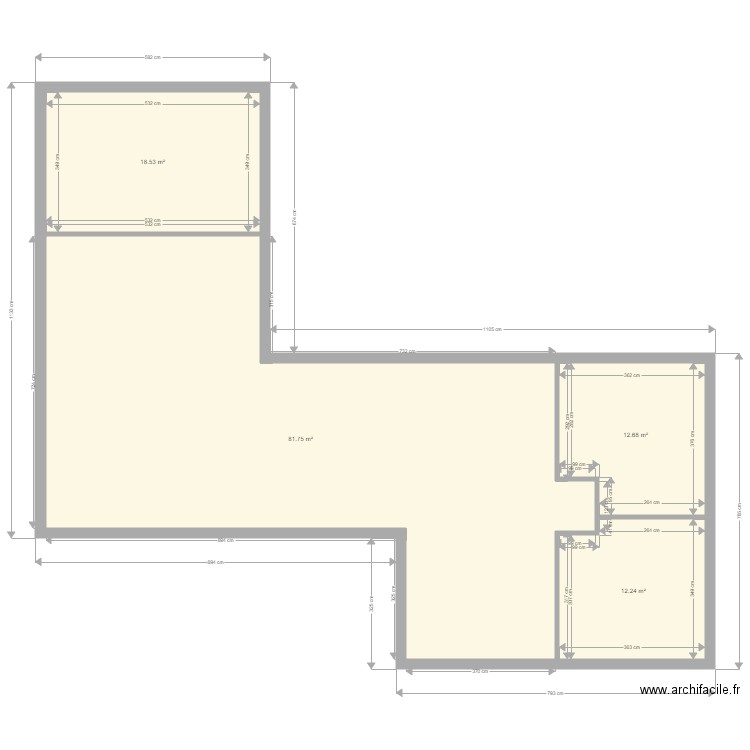 dcunh. Plan de 0 pièce et 0 m2