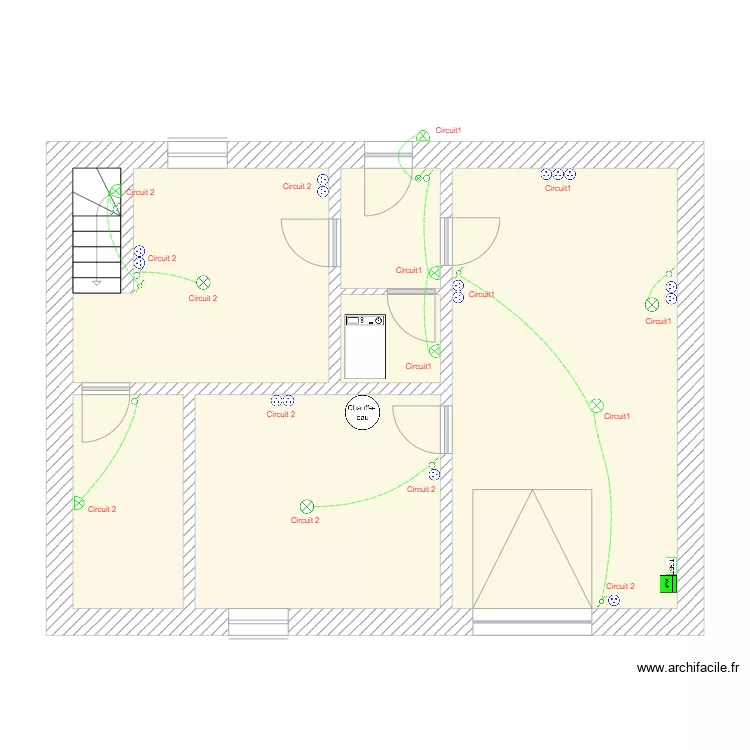 Maison Alain. Plan de Maison Alain. Plan de