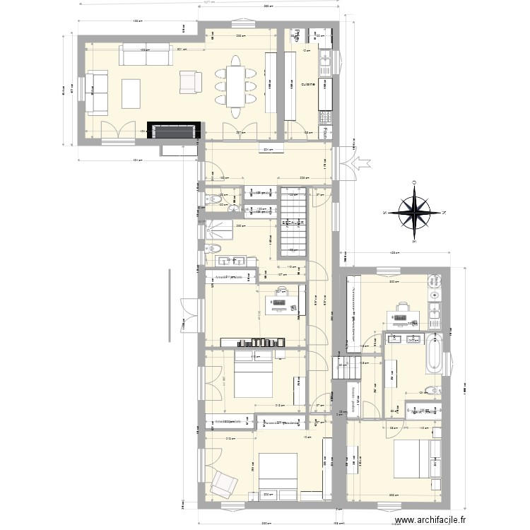 Projet Montferrier. Plan de 0 pièce et 0 m2