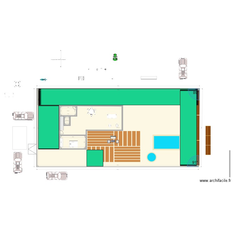 MAISON BOIS DIY SAVOIE V2. Plan de 0 pièce et 0 m2