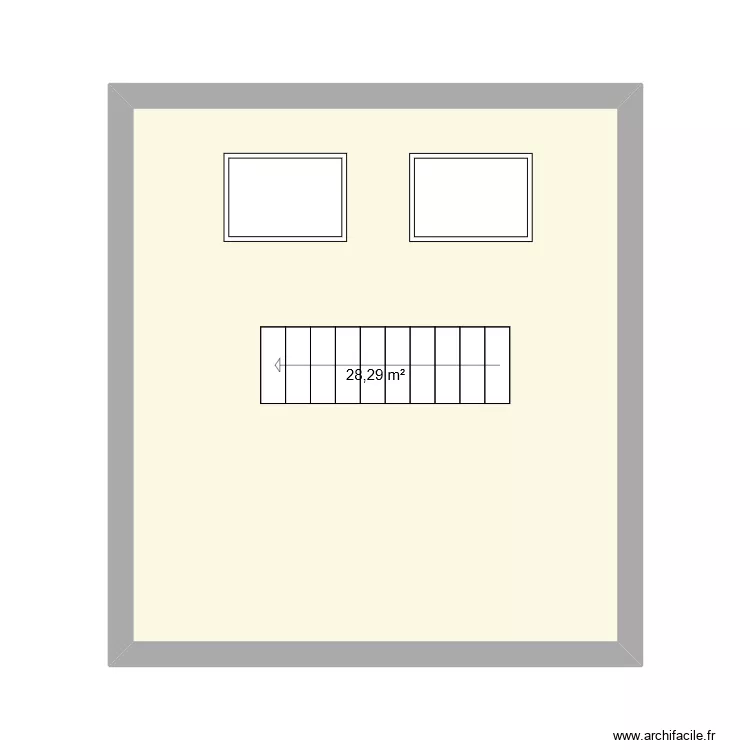 2&eacute;me &eacute;tage. Plan de 