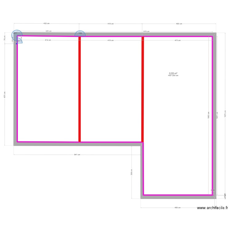 Maison Plouarzel C. Plan de 4 pièces et 105 m2