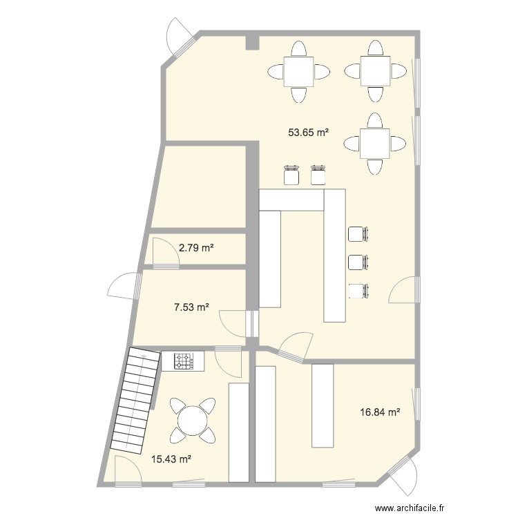 marches les ecaussinnes rez. Plan de 0 pièce et 0 m2