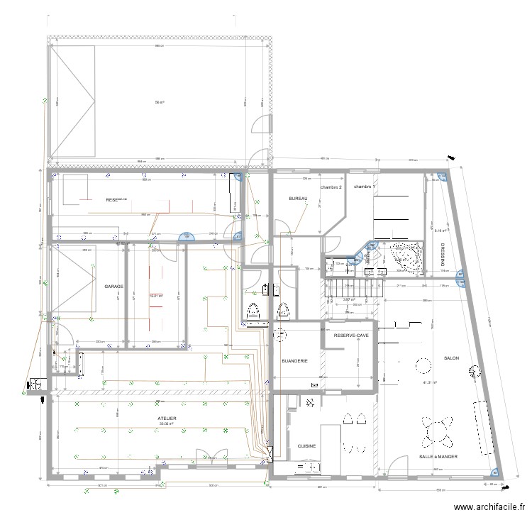 Magasin plan  électricité éclairage 1. Plan de 0 pièce et 0 m2