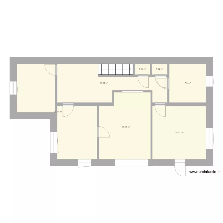 maison. Plan de 