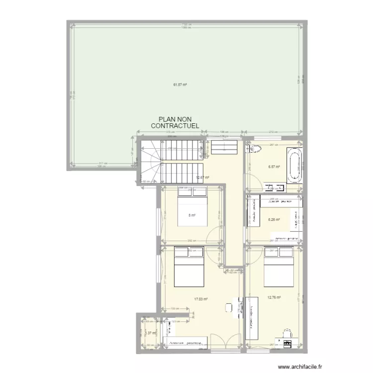 JEANJEAN Modifié meublé. Plan de JEANJEAN Modifié meublé. Plan de