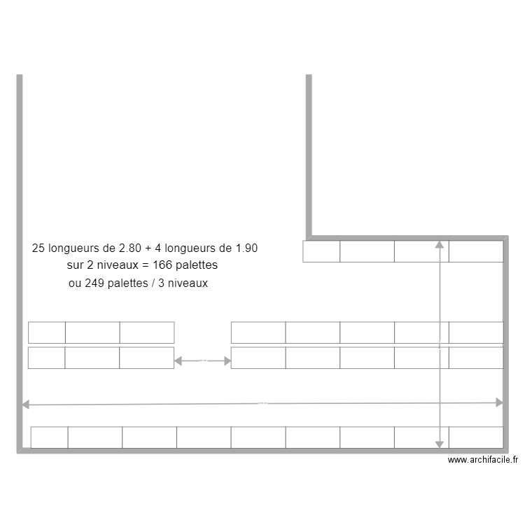 plan palettier voisin. Plan de 0 pièce et 0 m2