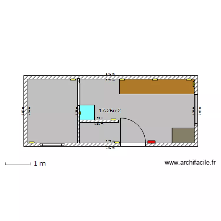 Abri de Jardin. Plan de 