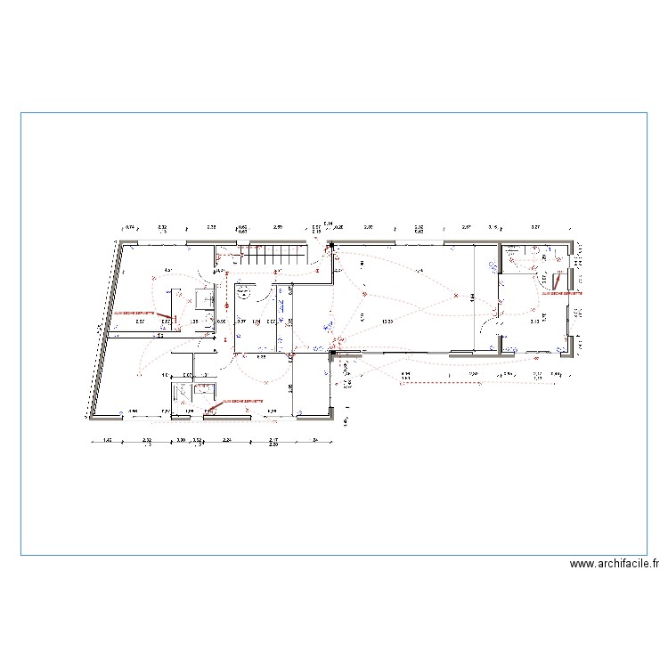 Dupin instal elec sèche serviette. Plan de 0 pièce et 0 m2