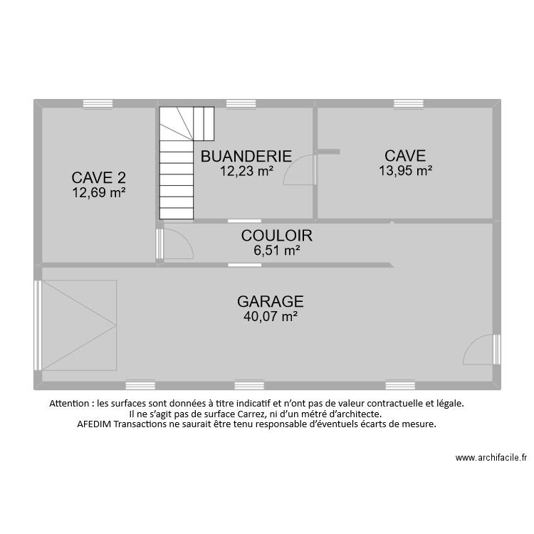 BI9834 ANNEXES . Plan de 5 pièces et 85 m2