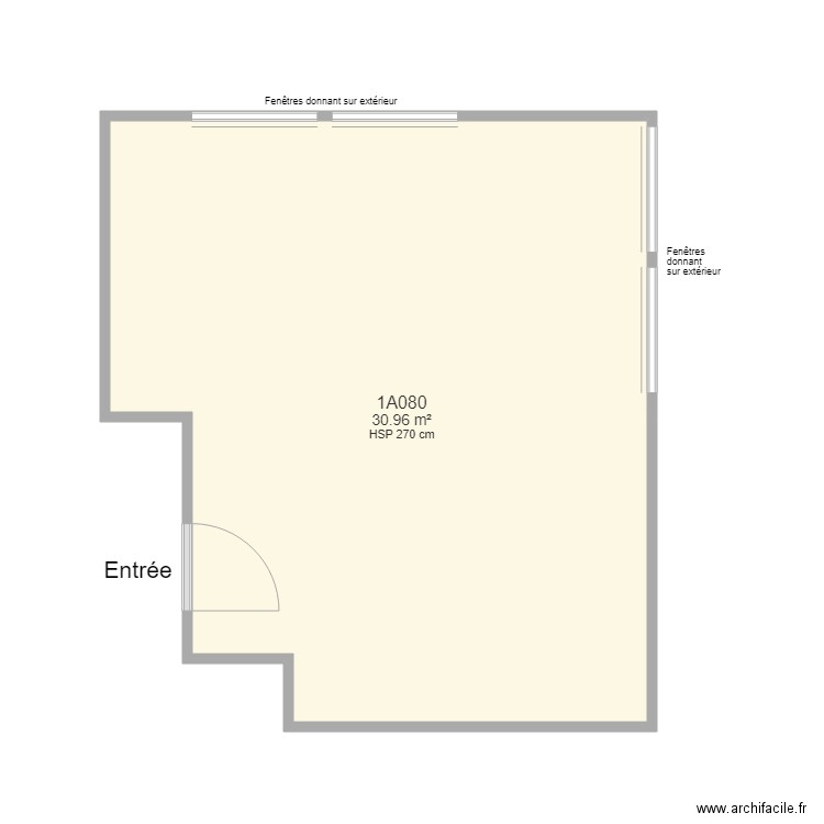 1A080 FS. Plan de 0 pièce et 0 m2