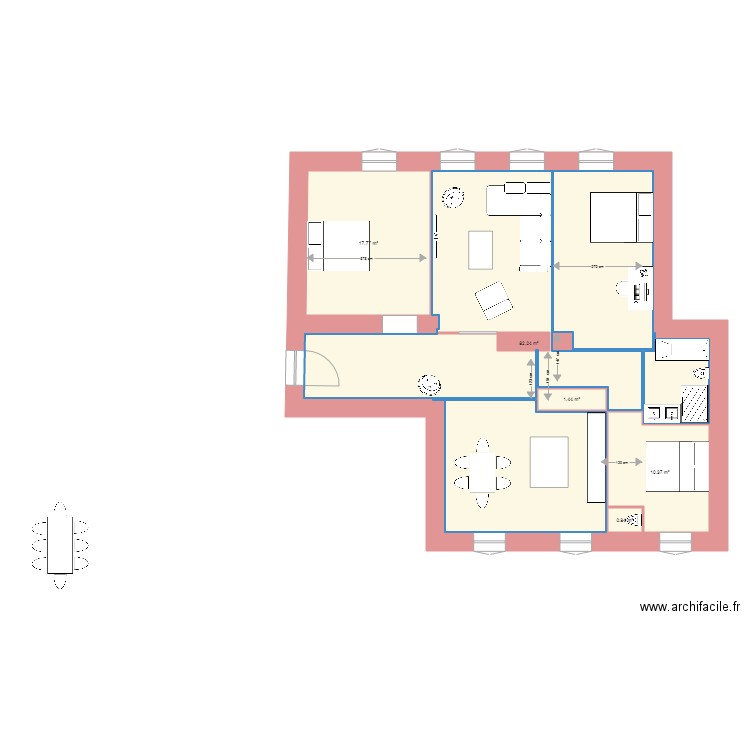 plan nice  disposition. Plan de 0 pièce et 0 m2