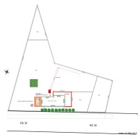 plan de masse après modification