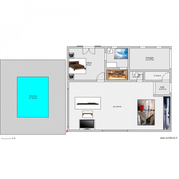 Maison. Plan de 0 pièce et 0 m2