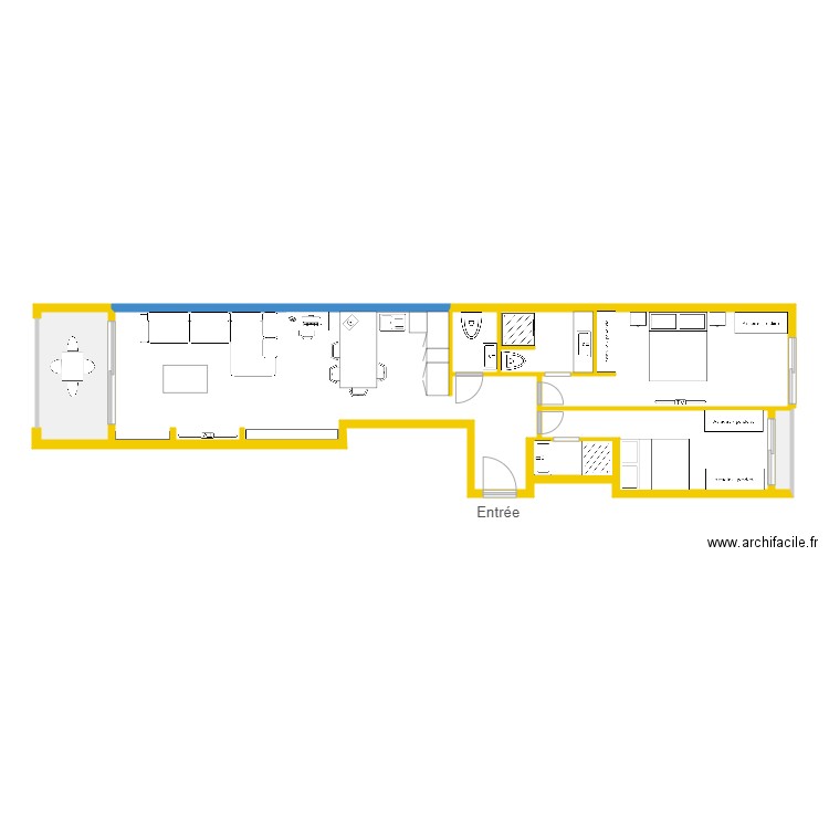 Cannes avec fond blanc. Plan de 0 pièce et 0 m2