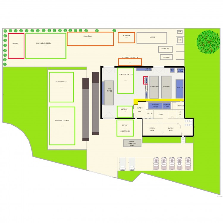 BORDEAUX FUTUR BATIMENT  Atelier 2. Plan de 0 pièce et 0 m2