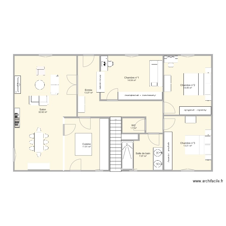 PLAN 1. Plan de 0 pièce et 0 m2
