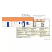 Fa&ccedil;ade Nord avec 5 pannes