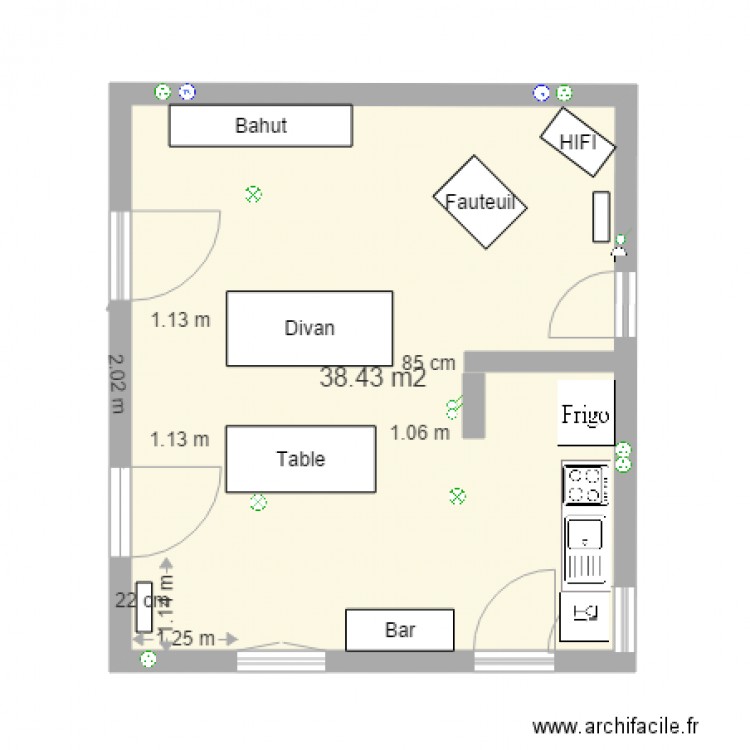 appart011. Plan de 0 pièce et 0 m2