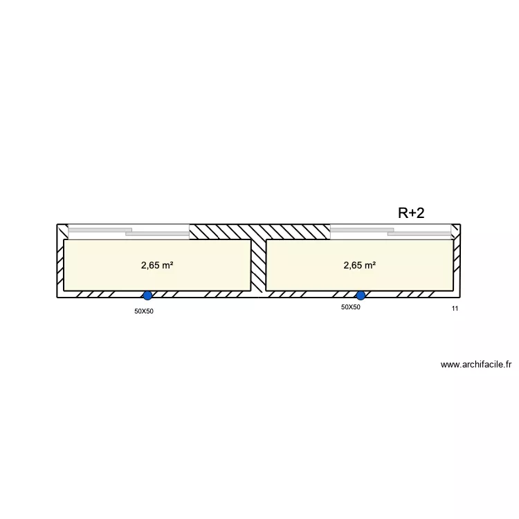 LA CAPELEIRE - appt n°8. Plan de LA CAPELEIRE - appt n°8. Plan de