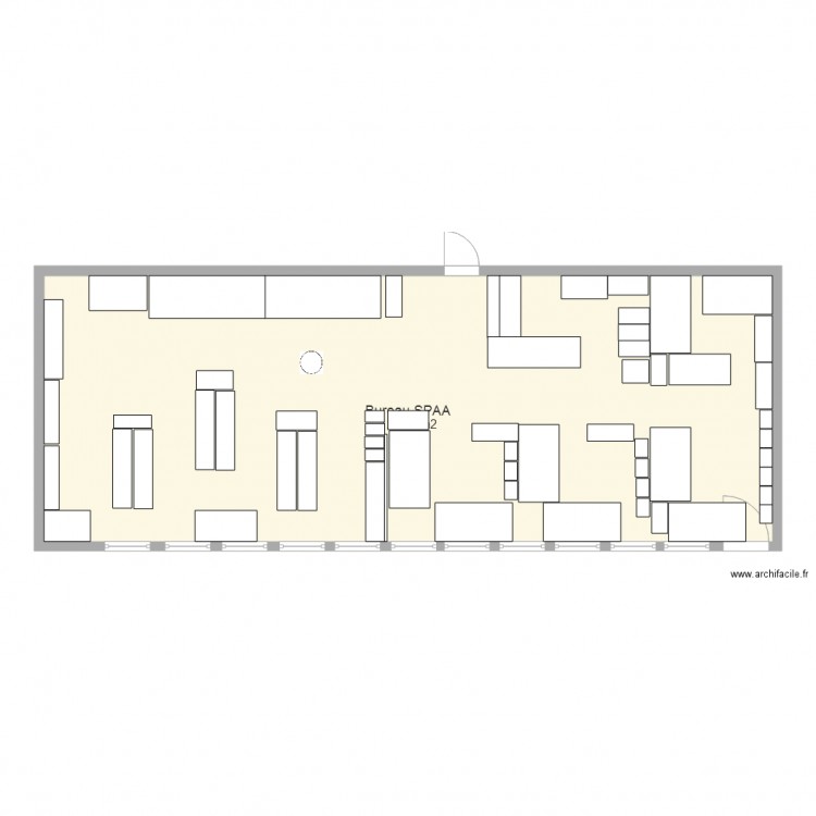 SPAA bureau 2015 V2. Plan de 0 pièce et 0 m2