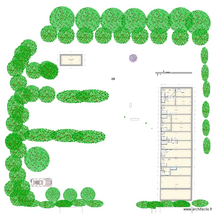 plan RDC GROIX RDC 2020 06 08 SDB2. Plan de 13 pièces et 189 m2