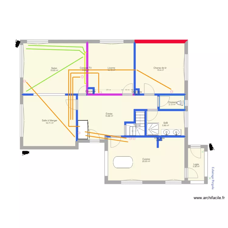 RDC R&eacute;seau. Plan de 