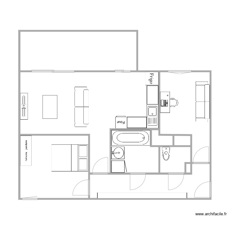 Appart Anna K. Plan de 0 pièce et 0 m2